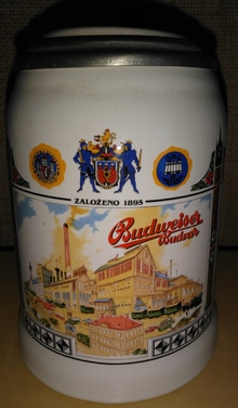 Aito Budweiser tuoppi