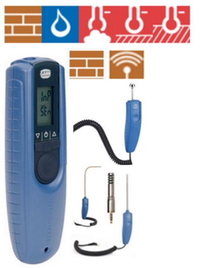 Gann BL UNI 11 ilmankosteus (porareikä), lämpötila, kosteuskartoitus - Image 3