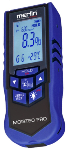 Merlin Moistec Pro kosteusmittari betoni ja puu