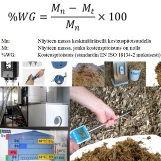 Kosteusmittarit bioenergia – vesipitoisuus polttopuu, hake, turve