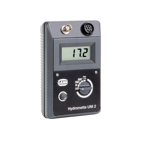 Gann UNI 2 eli LG2 kosteusmittari rakenne-, puun-ja ilmankosteuden ja lämpötilan mittaukseen kosteuskartoitus