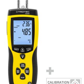Trotec TA 400 tuulimittari ilmanvirtaus, paine, paine-ero