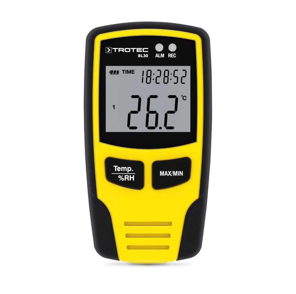 Trotec BL30 lokkeri jatkuvaan ilmankosteuden ja lämpötilan mittaukseen